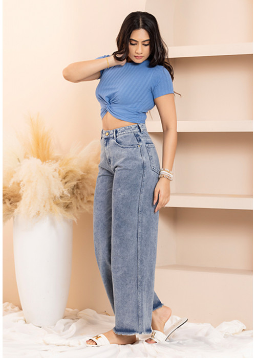 RORI BLUE CROP TOP